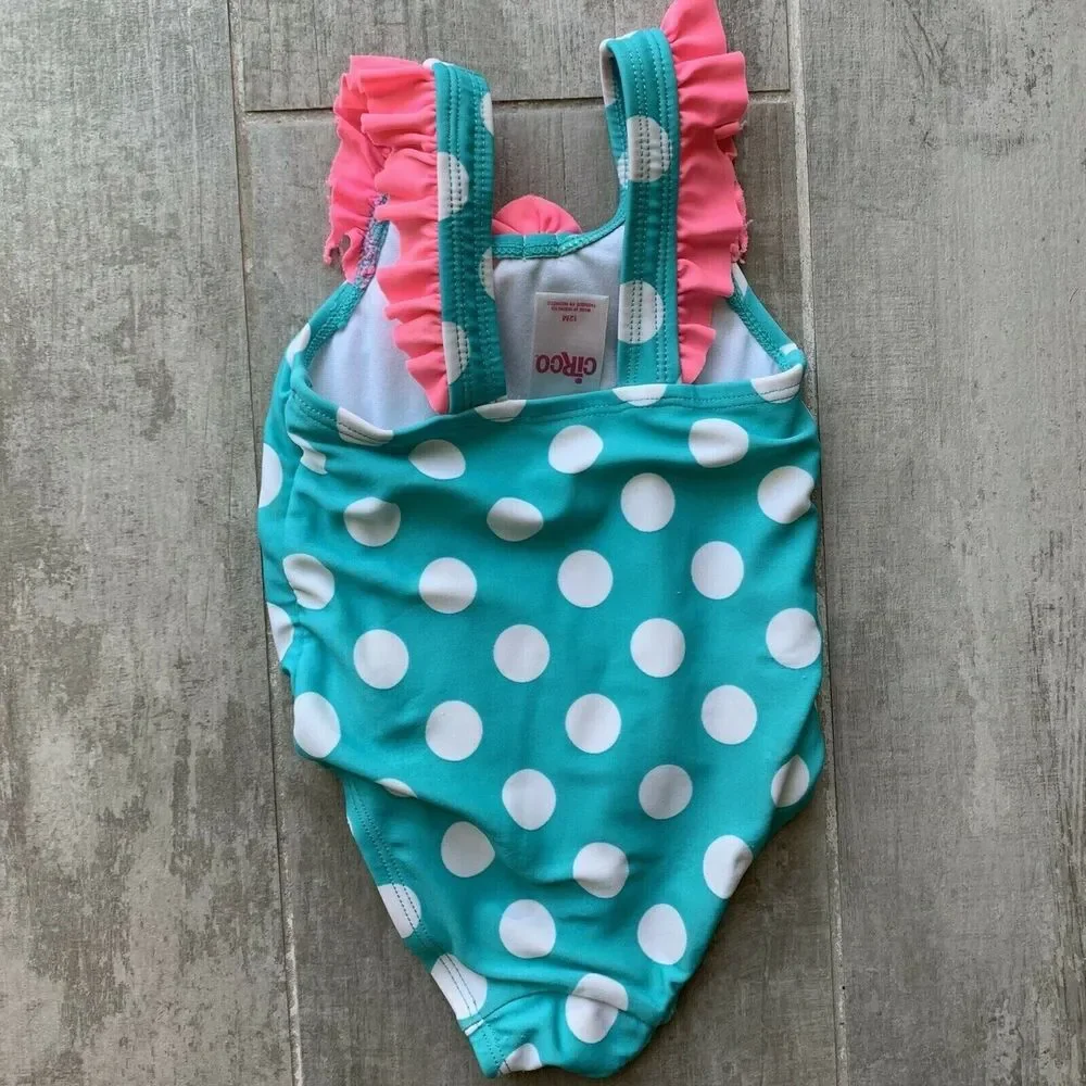 CIRCO Baby Toddler Girls One piece Swimsuit Swim wear Bathing suit Summer 12M